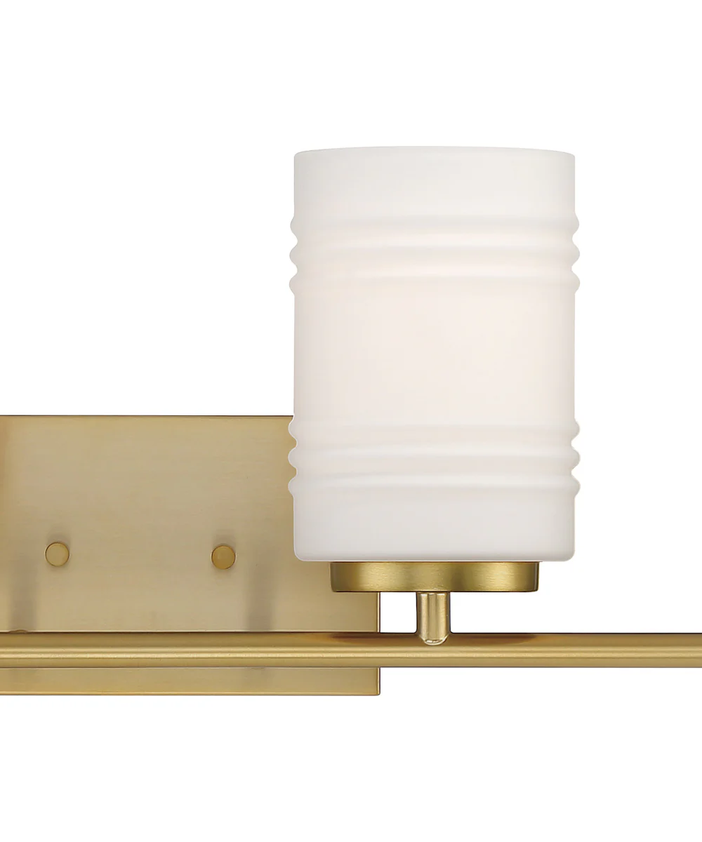 Leavenworth 4 Light Vanity Brushed Gold - Image 3