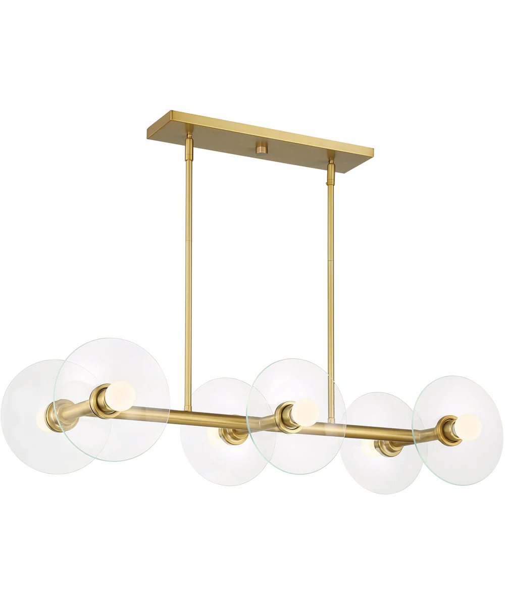 Litto 6 Light Island Brushed Gold