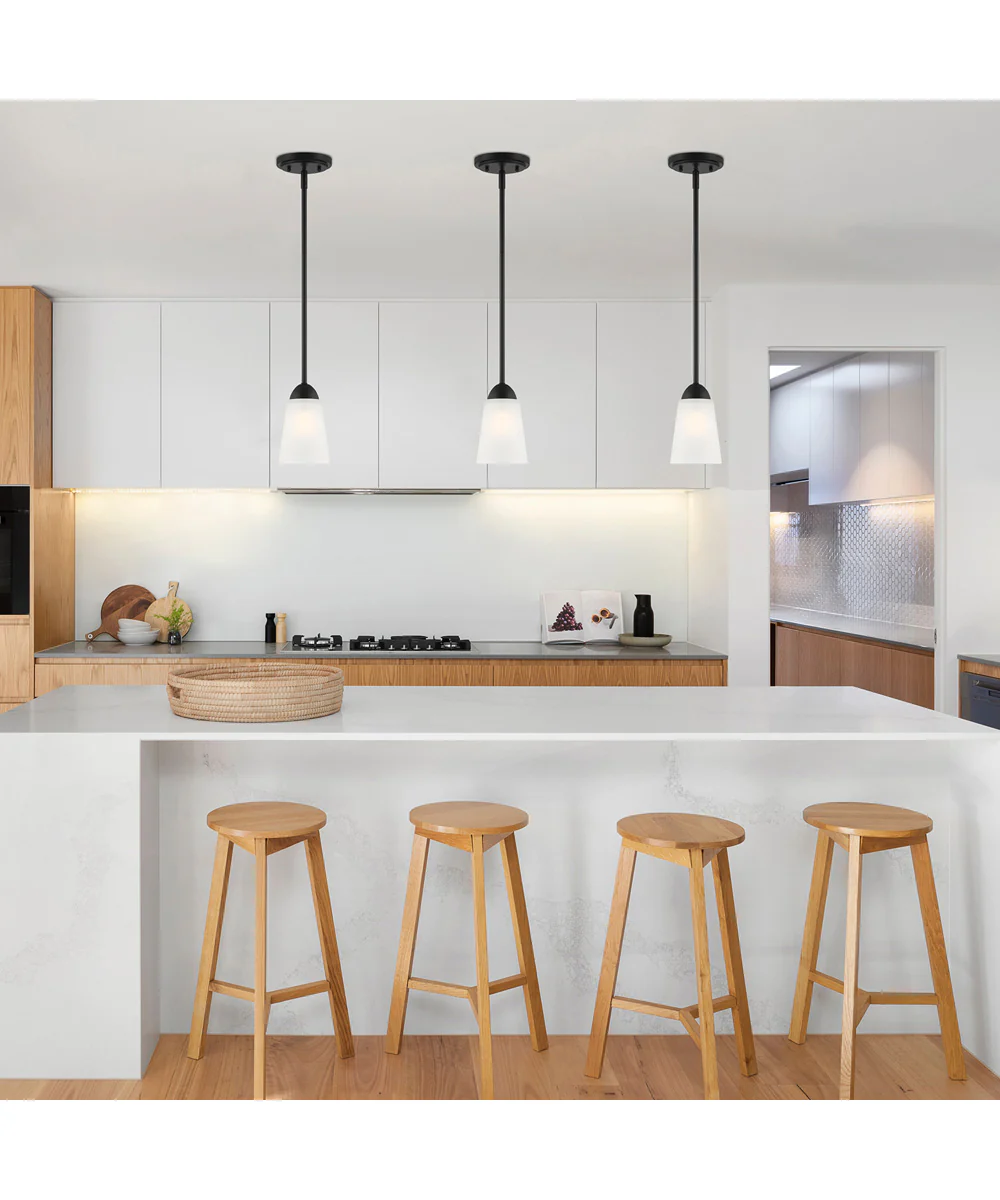 Malone 1 Light Pendant Matte Black - Image 2