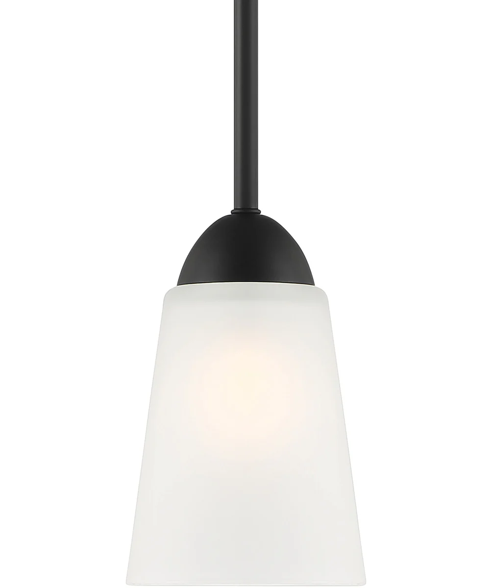 Malone 1 Light Pendant Matte Black - Image 3