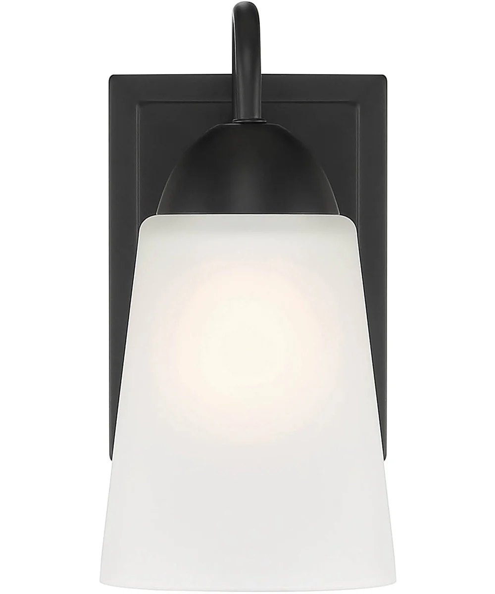 Malone 1 Light Wall Sconce Matte Black - Image 5