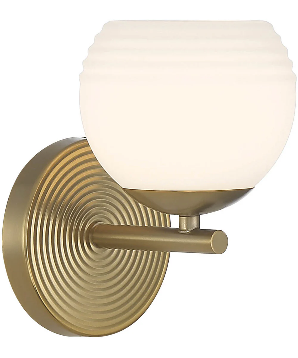 Moon Breeze 1 Light Wall Sconce Brushed Gold - Image 4