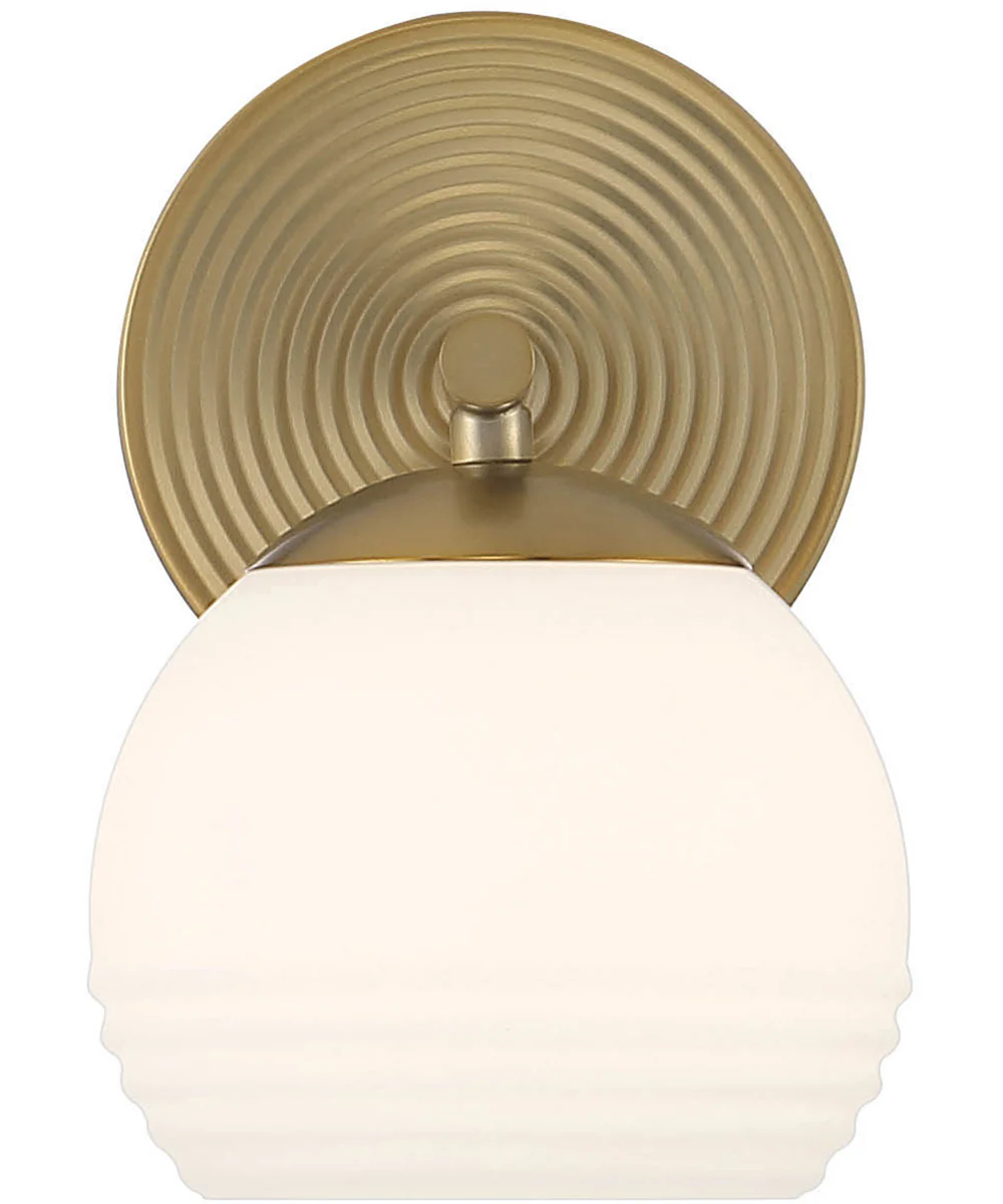 Moon Breeze 1 Light Wall Sconce Brushed Gold - Image 5