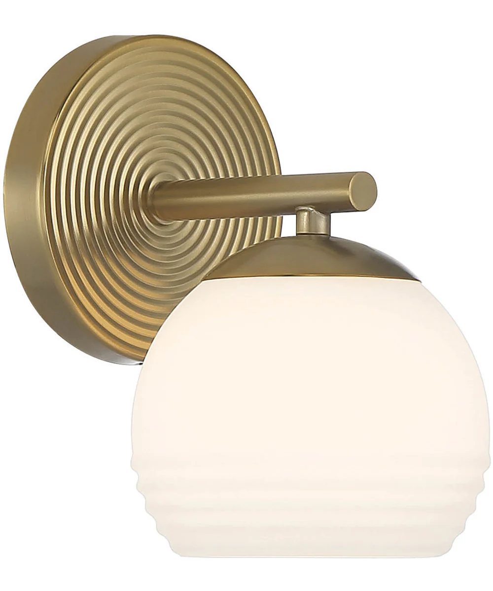 Moon Breeze 1 Light Wall Sconce Brushed Gold - Image 6