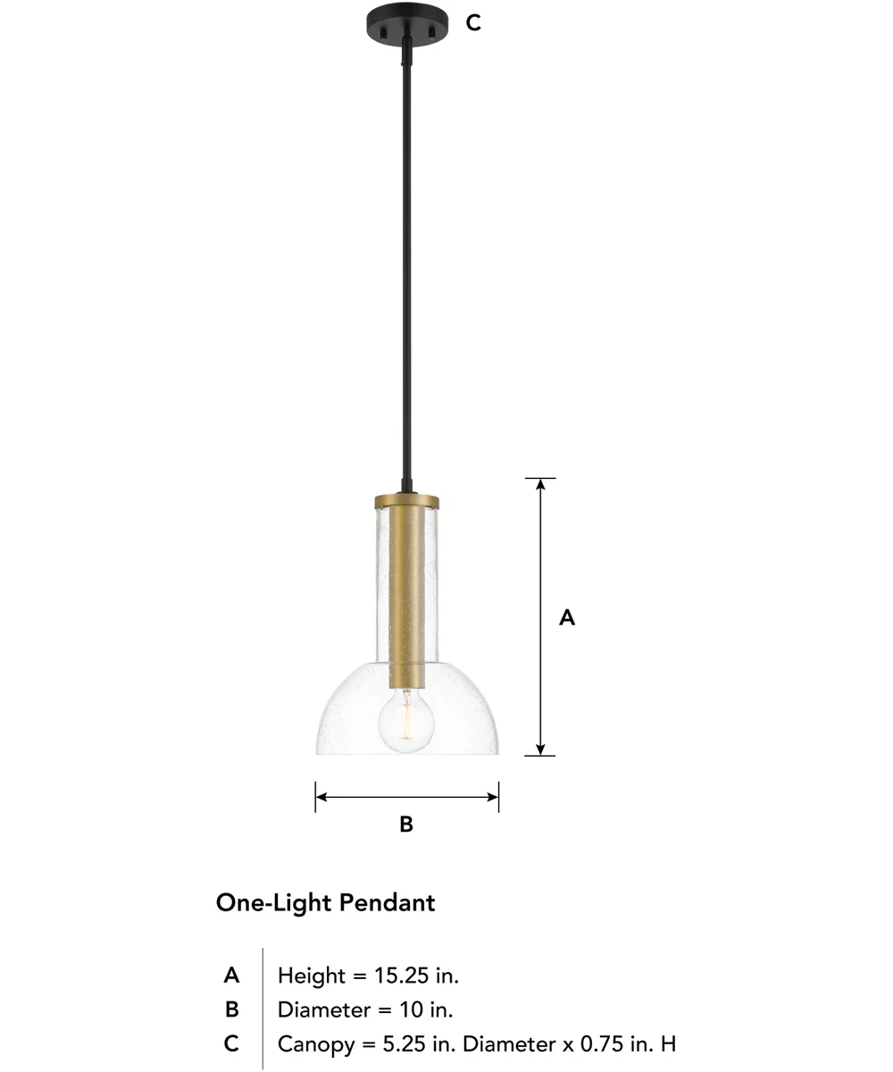 Nova 1 Light Pendant Matte Black - Image 5