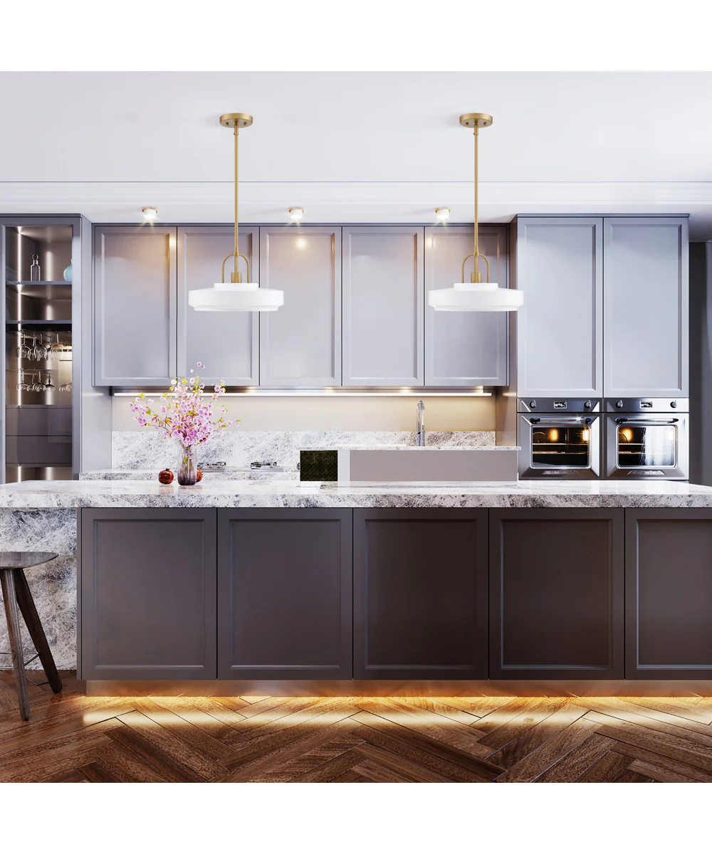 Odea 1 Light Pendant Matte White - Image 2