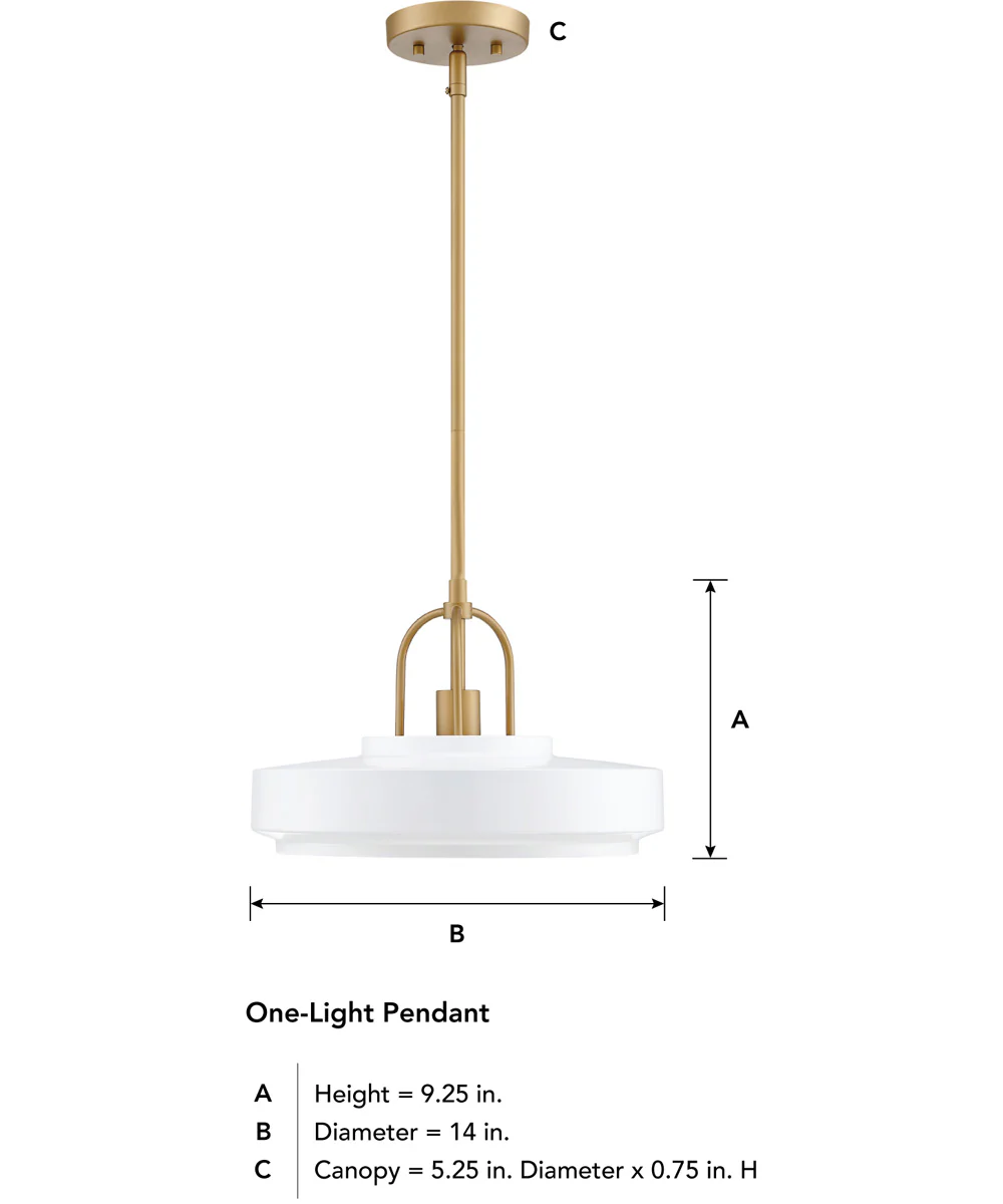 Odea 1 Light Pendant Matte White - Image 5