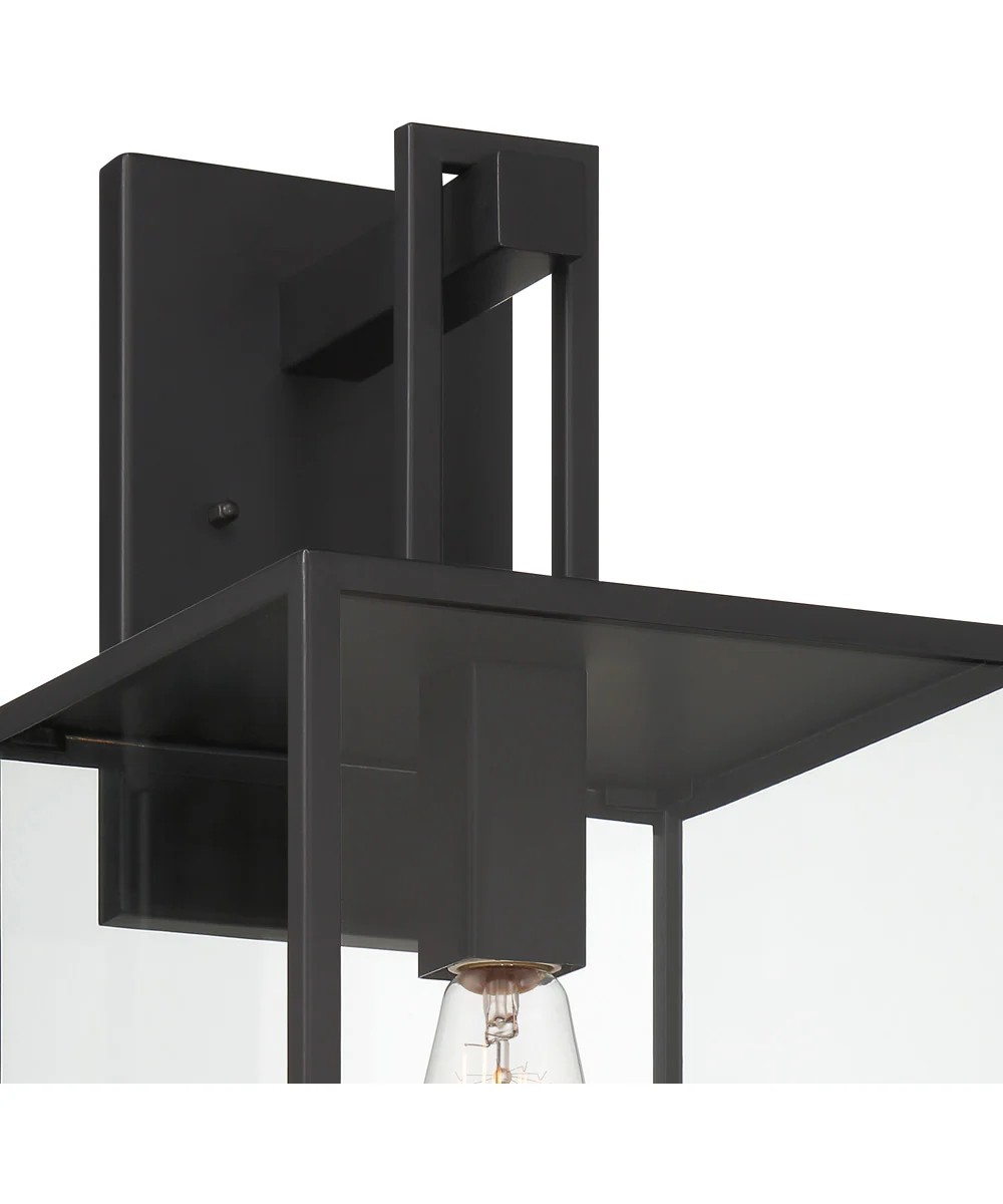 Preston 1 Light Wall Lantern Matte Black - Image 4
