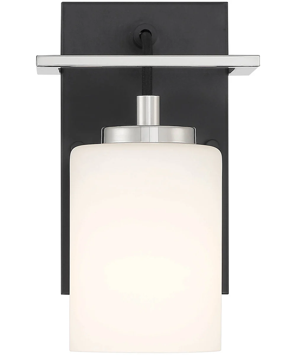 Prince St 1 Light Wall Sconce Matte Black