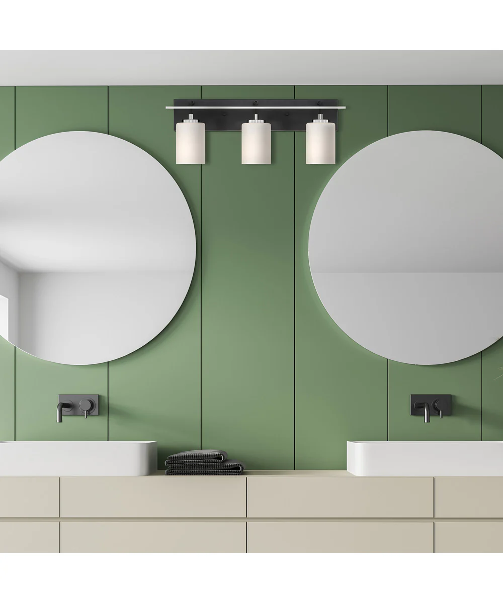 Prince St 3 Light Vanity Matte Black - Image 2