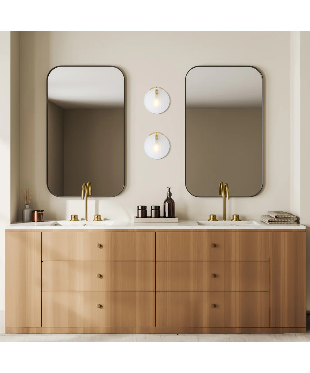 Sky Fall 1 Light Wall Sconce Brushed Gold - Image 3