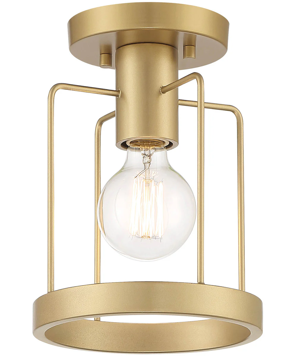 Tafo 1 Light Semi Flush Golden Mist