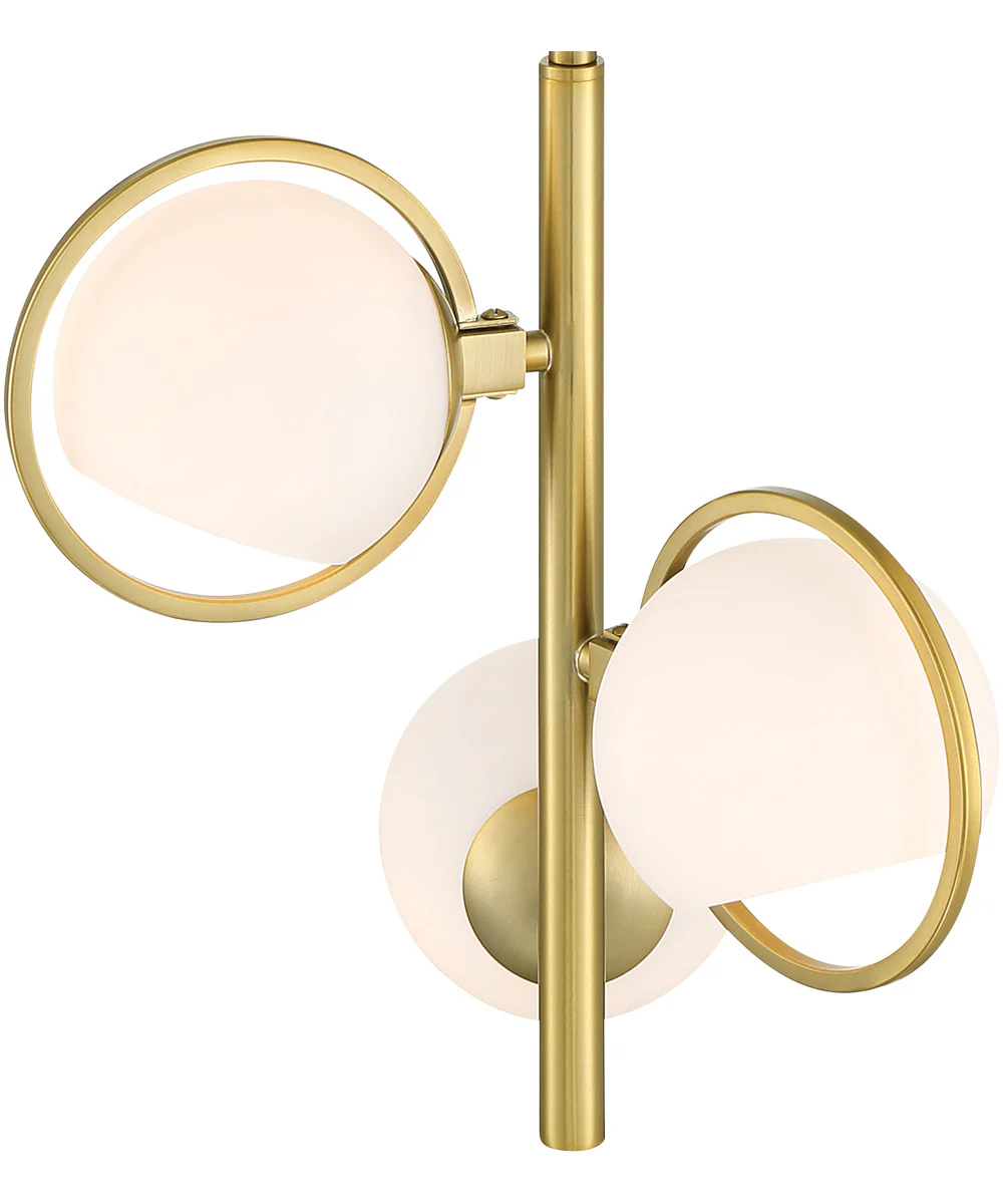 Teatro 3 Light Pendant Brushed Gold - Image 4