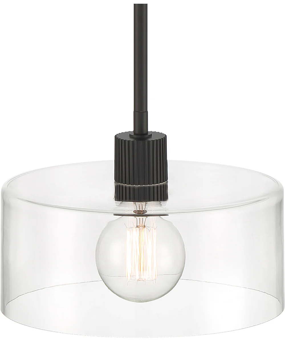 Vibrato 1 Light Pendant Matte Black - Image 4