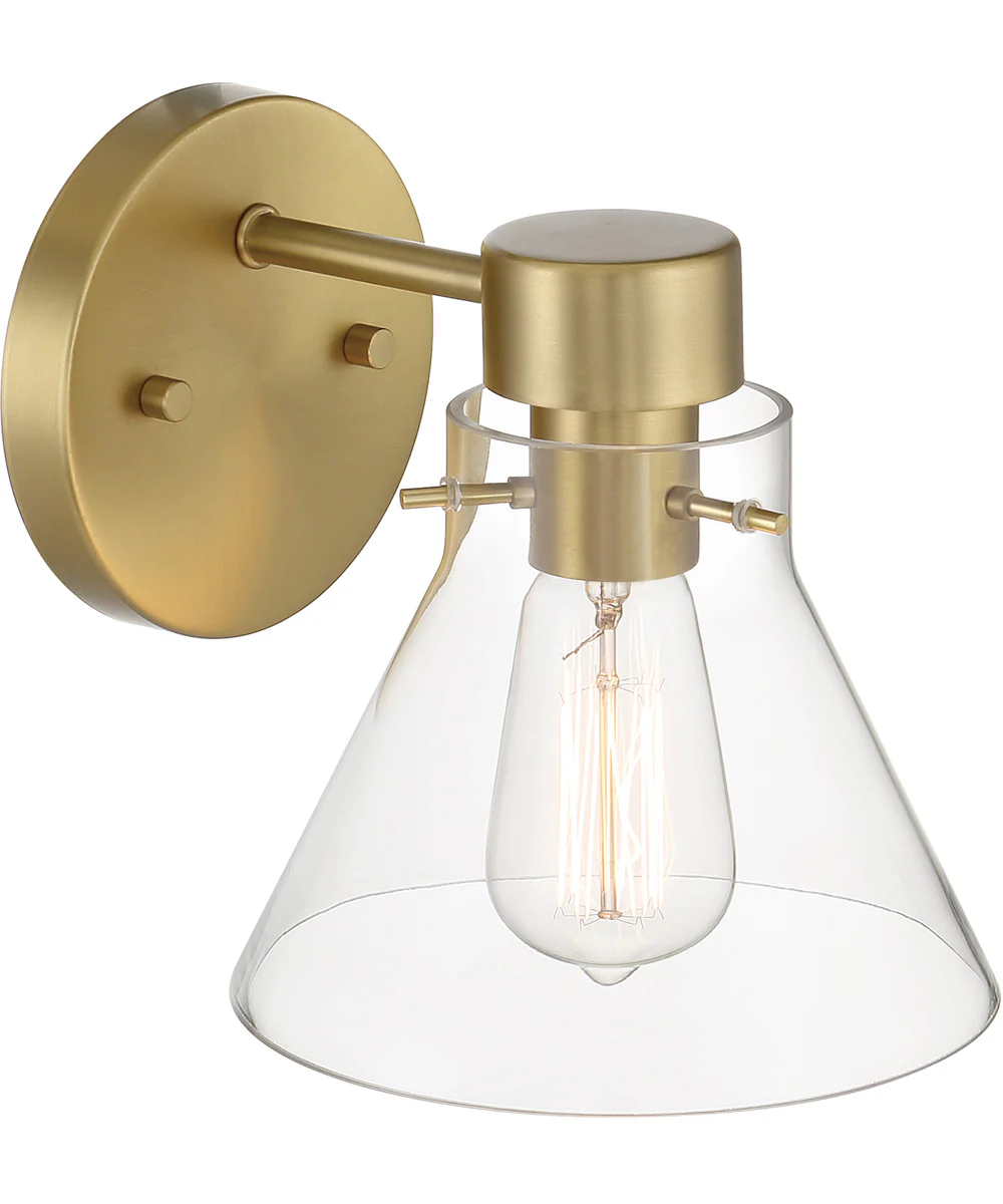 Willow Creek 1 Light Wall Sconce Brushed Gold
