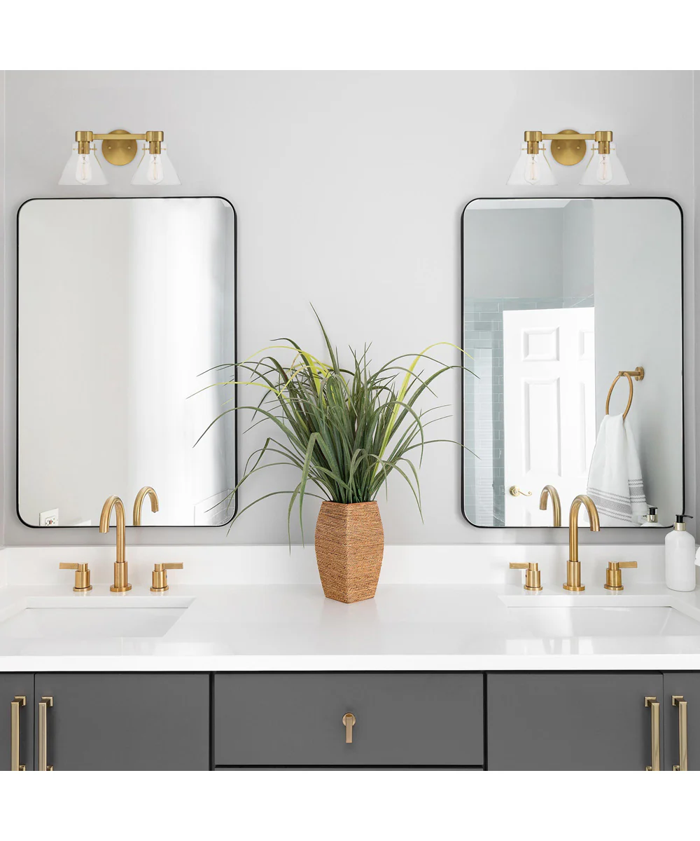 Willow Creek 2 Light Vanity Brushed Gold - Image 3