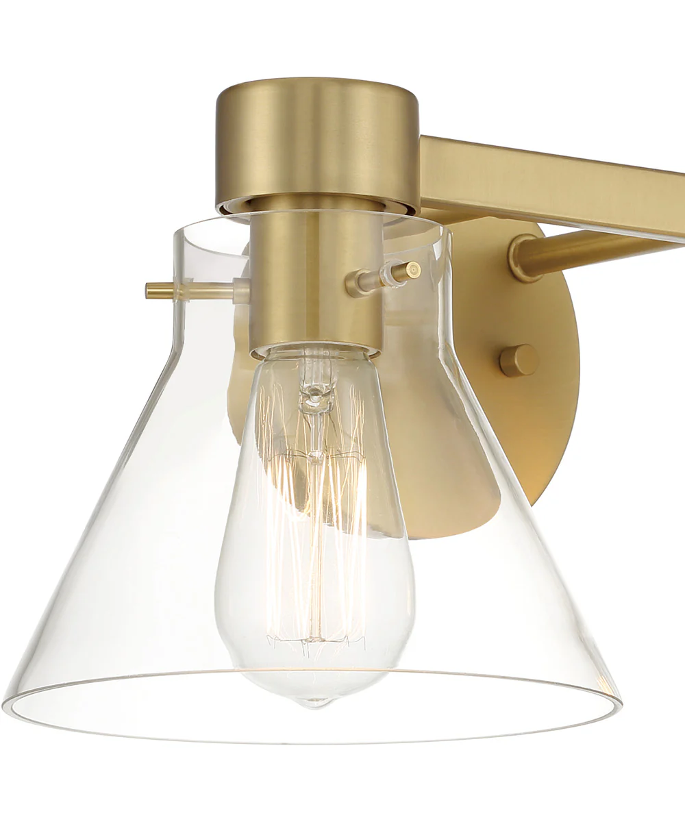 Willow Creek 2 Light Vanity Brushed Gold - Image 4