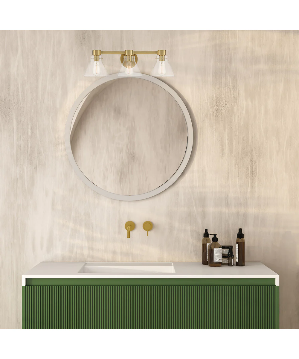 Willow Creek 3 Light Vanity Brushed Gold - Image 2
