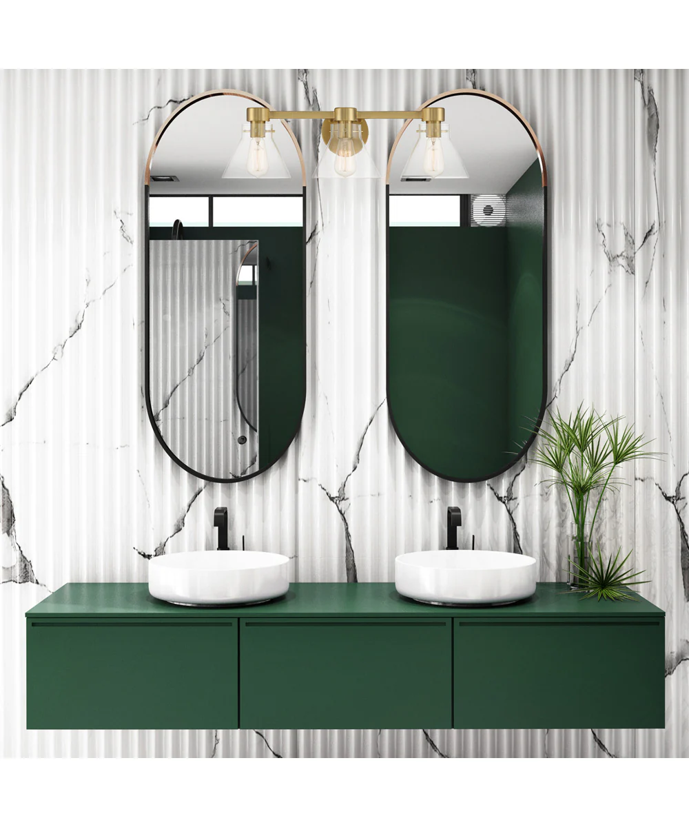 Willow Creek 3 Light Vanity Brushed Gold - Image 3