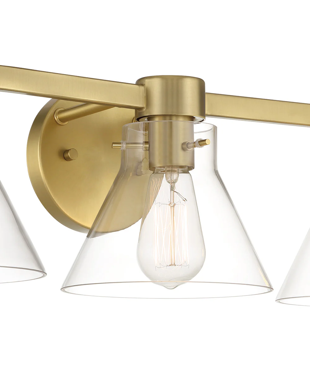 Willow Creek 3 Light Vanity Brushed Gold - Image 4