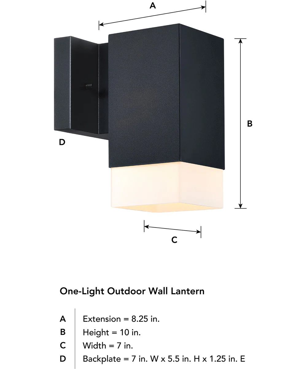 Willowsong Outdoor Wall Sconce Black - Image 4