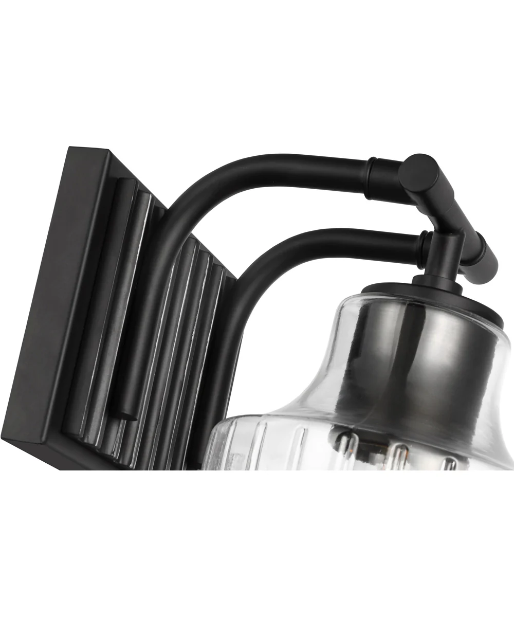 Destin 1-Light Vanity & Wall Black / Silver Accents - Image 5