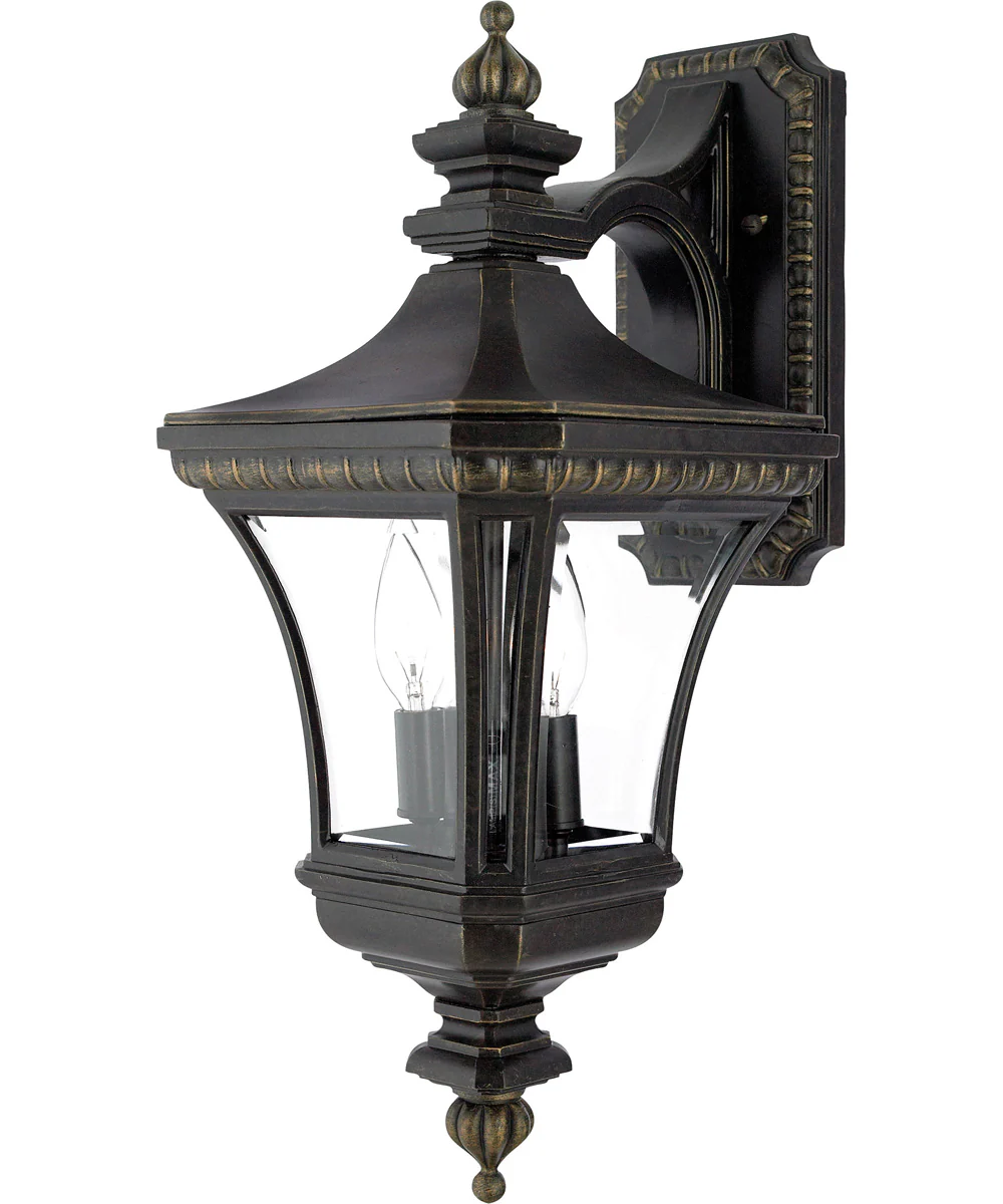Devon Medium 2-light Outdoor Wall Light Imperial Bronze - Image 2