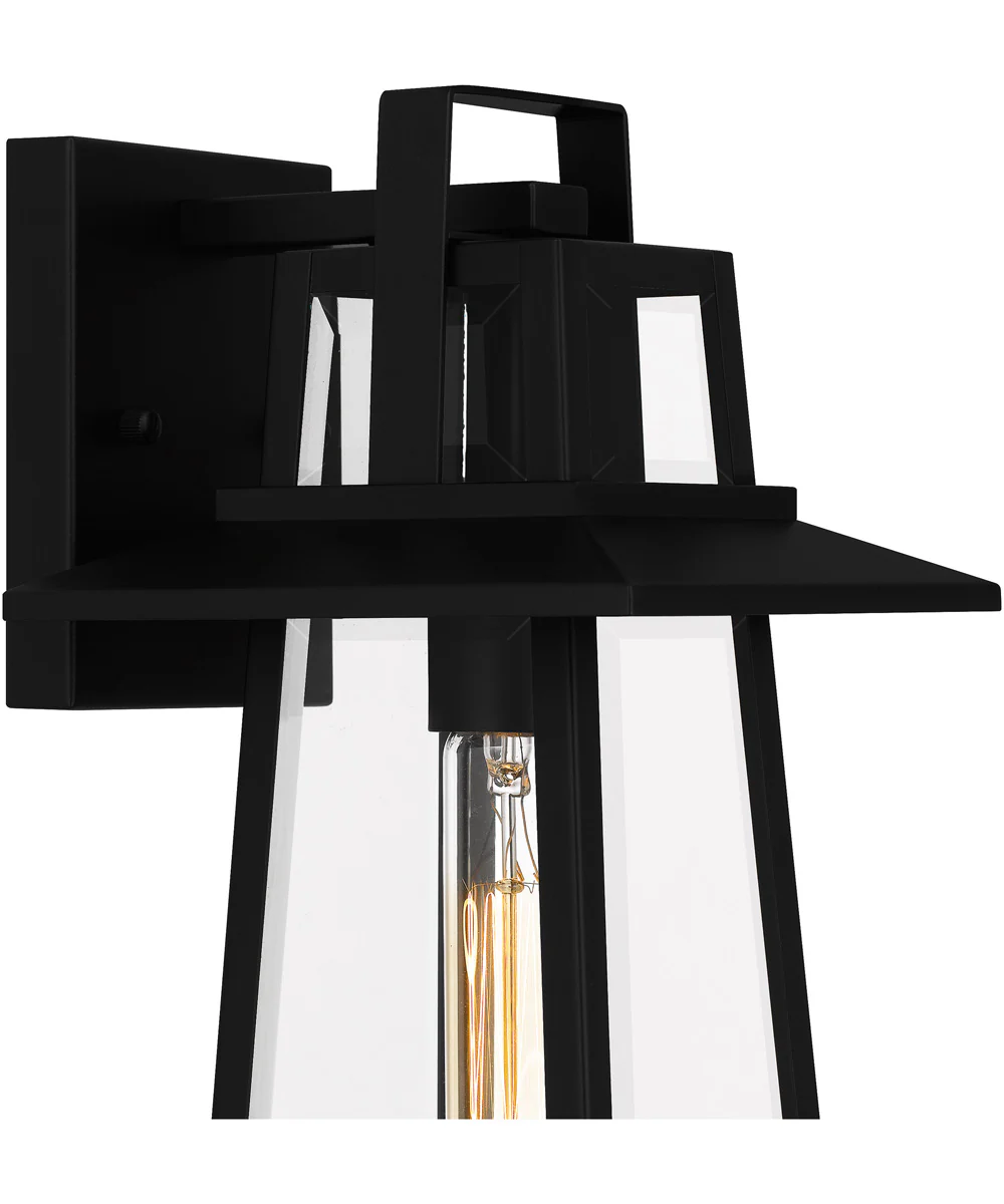 Devonport Small 1-light Outdoor Wall Light Matte Black - Image 6