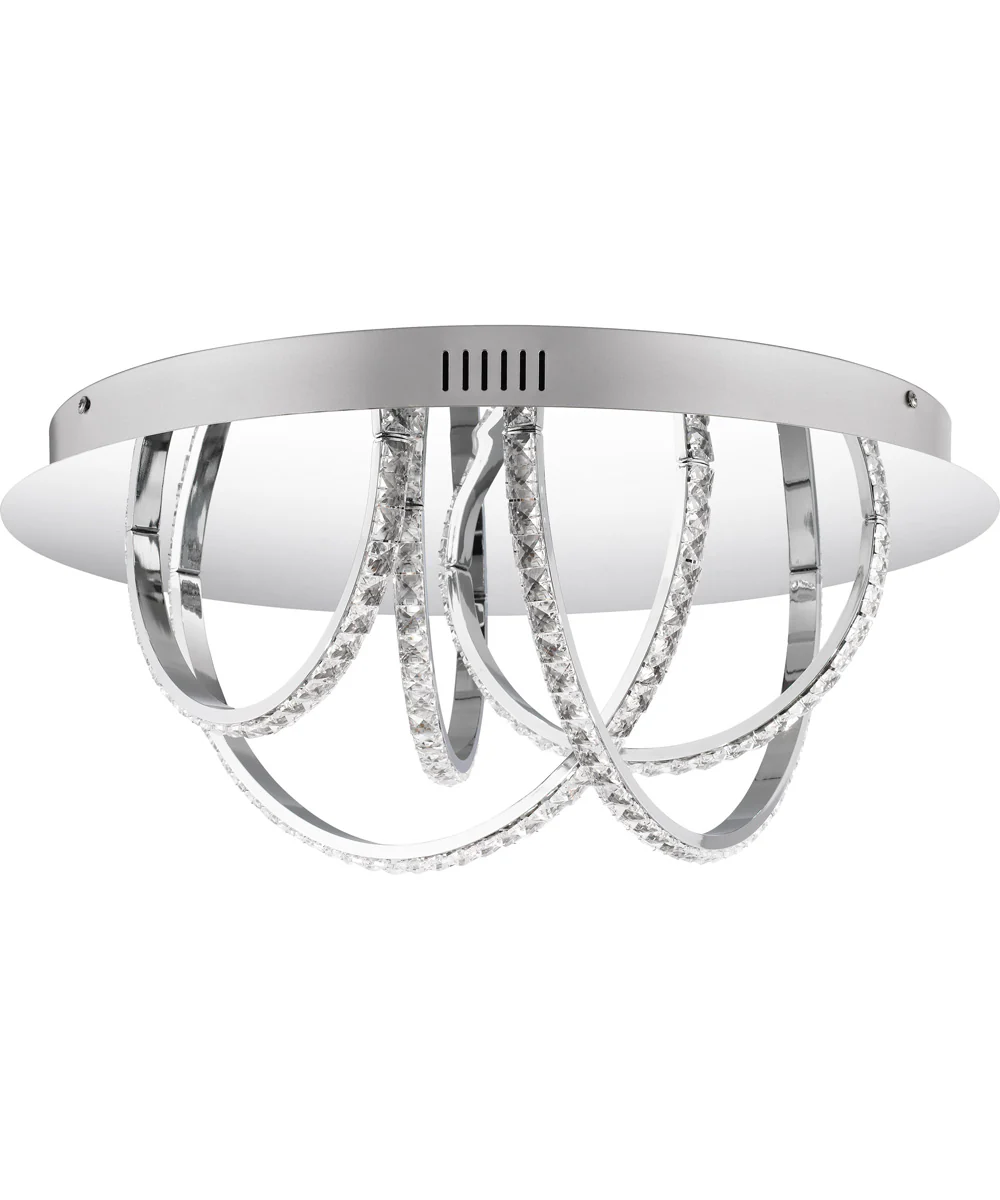 Diamond Flush Mount Polished Chrome - Image 3