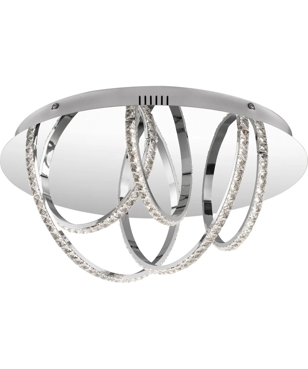 Diamond Flush Mount Polished Chrome - Image 4