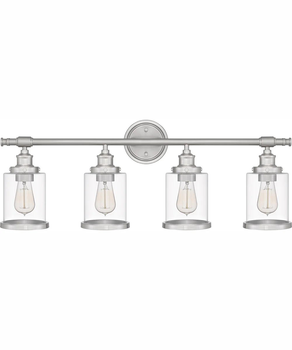Dixie Extra Large 4-light Bath Light Brushed Nickel - Image 3