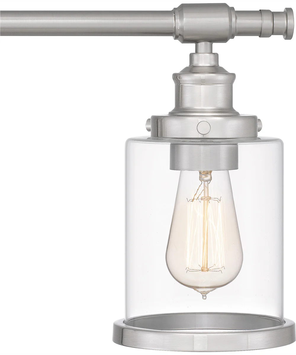 Dixie Extra Large 4-light Bath Light Brushed Nickel - Image 6