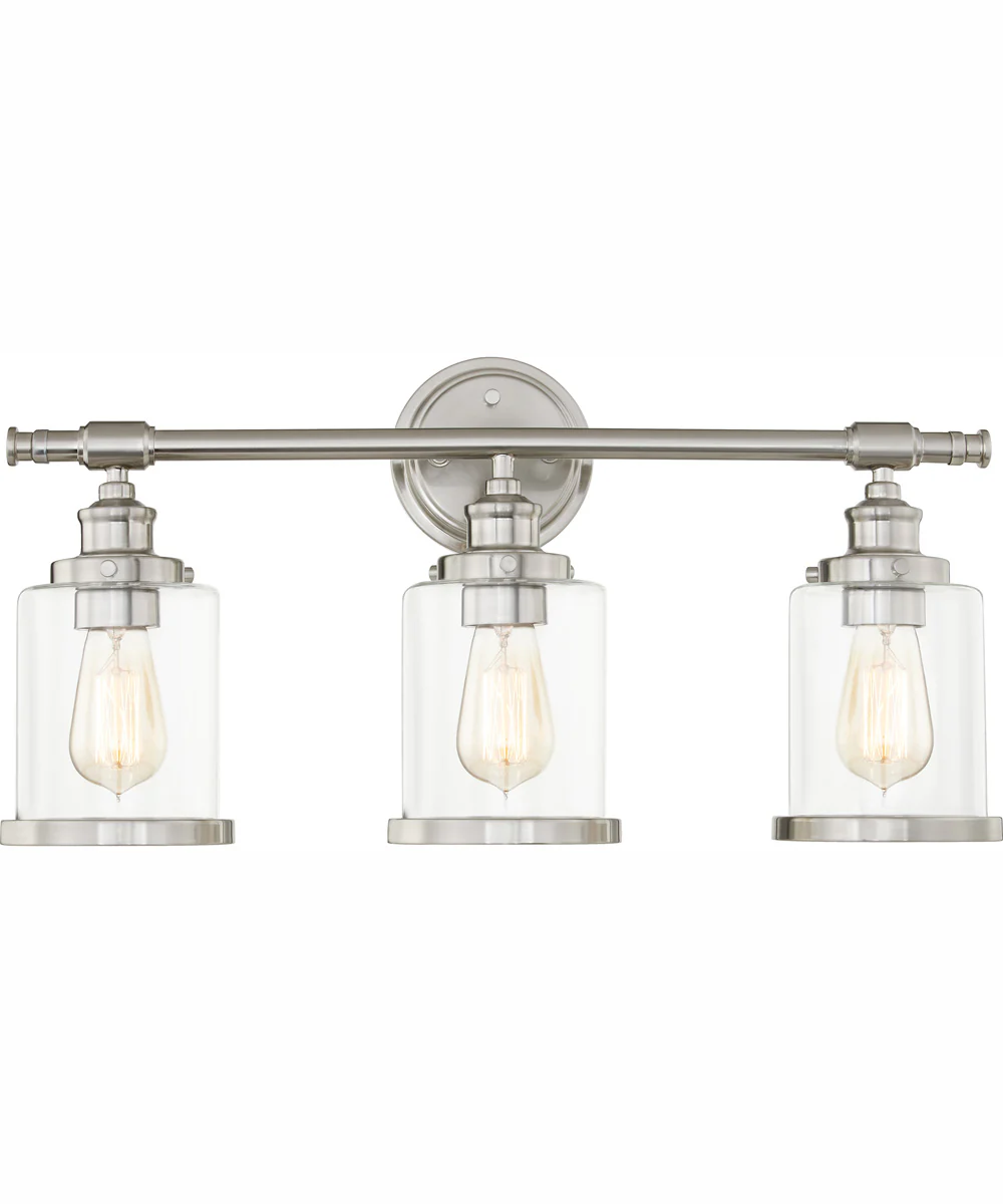 Dixie Large 3-light Bath Light Brushed Nickel - Image 2