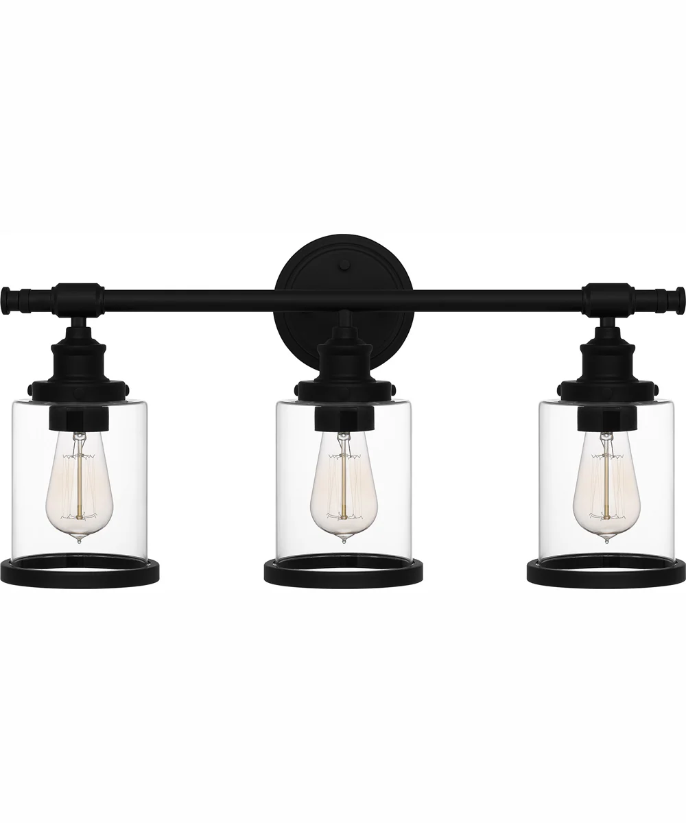 Dixie Large 3-light Bath Light Matte Black - Image 3