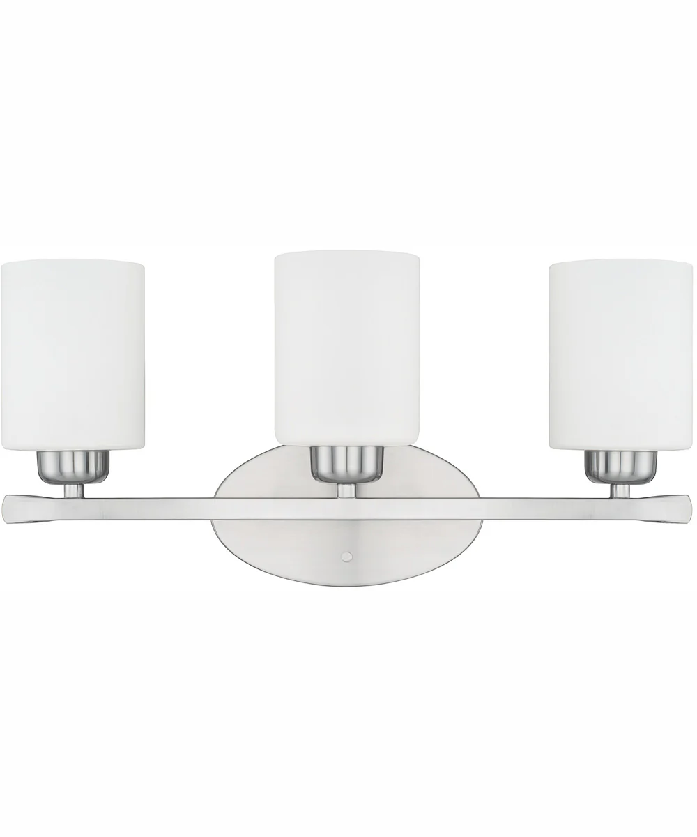 Dixon 3-Light Vanity Brushed Nickel