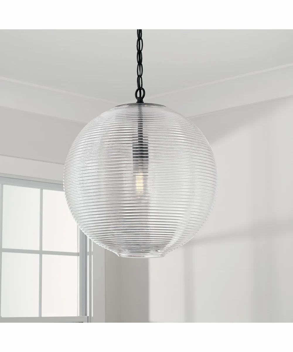 Dolan 1-Light Pendant Matte Black - Image 2