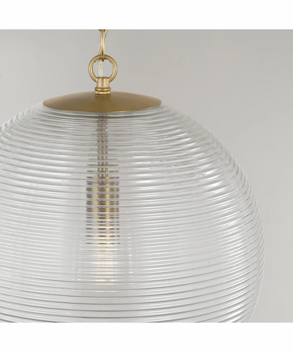 Dolan 1-Light Pendant Matte Brass - Image 4