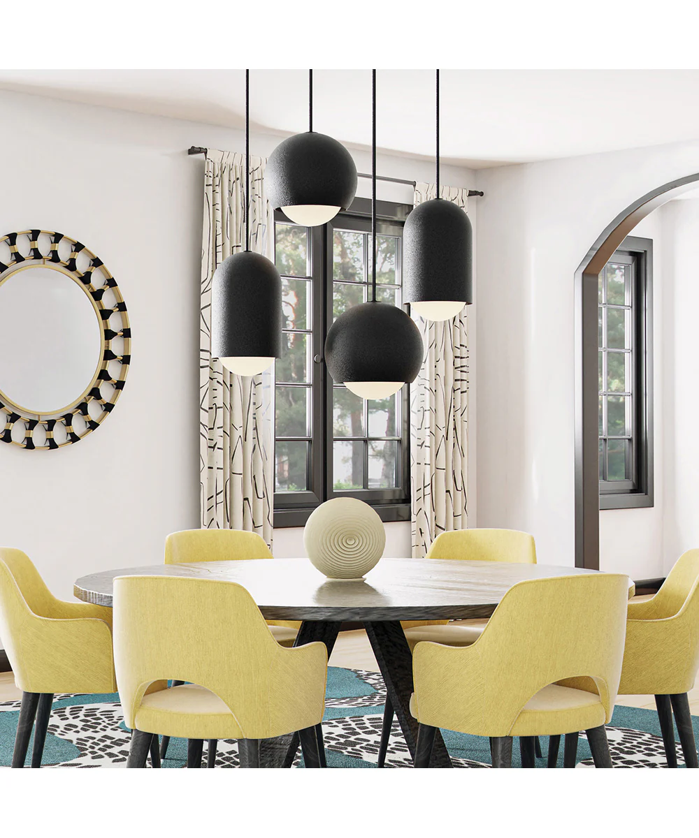 Dolby 1-Light Pendant Black Iron - Image 2