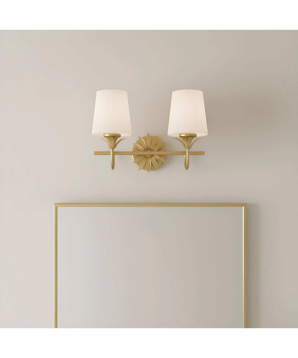 Dorothea 2-light Bath Light Gold Leaf - Image 2