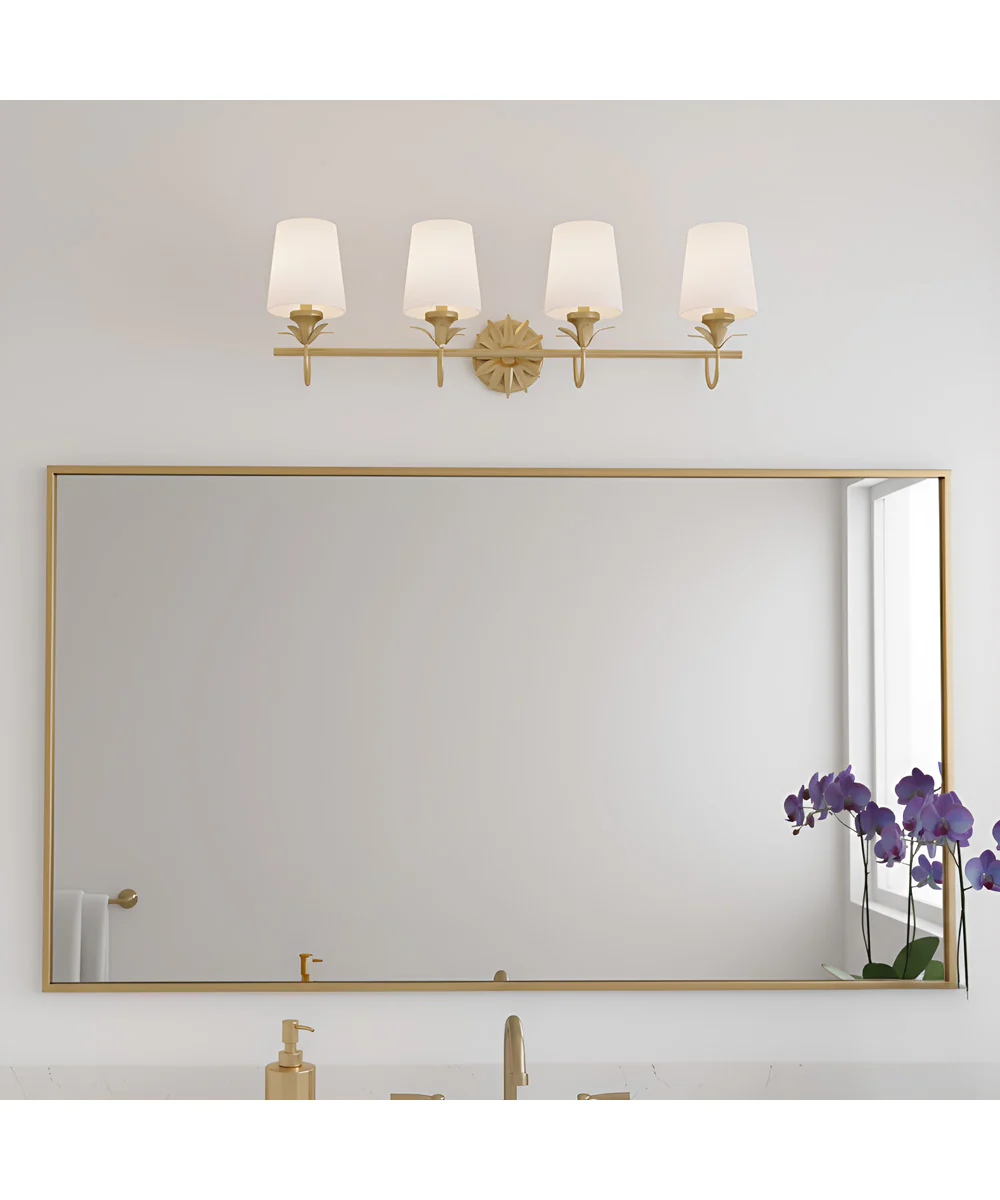 Dorothea 4-light Bath Light Gold Leaf - Image 2