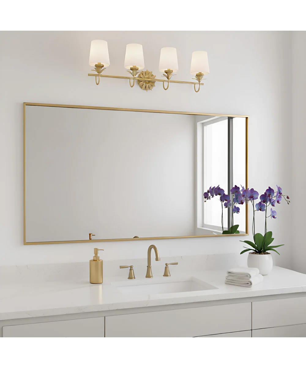 Dorothea 4-light Bath Light Gold Leaf - Image 3