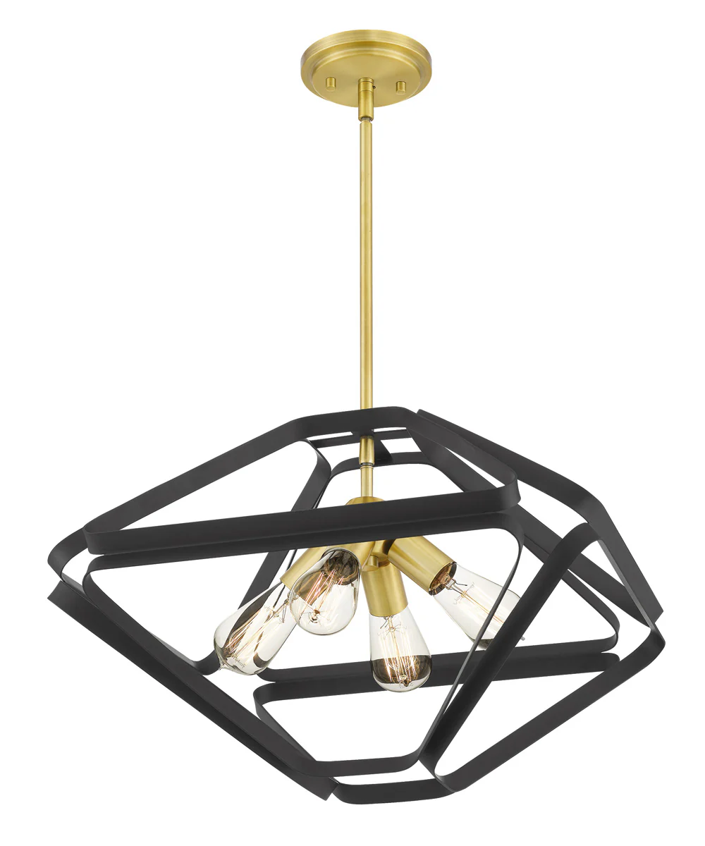 Dorsey 4-light Pendant Western Bronze - Image 5