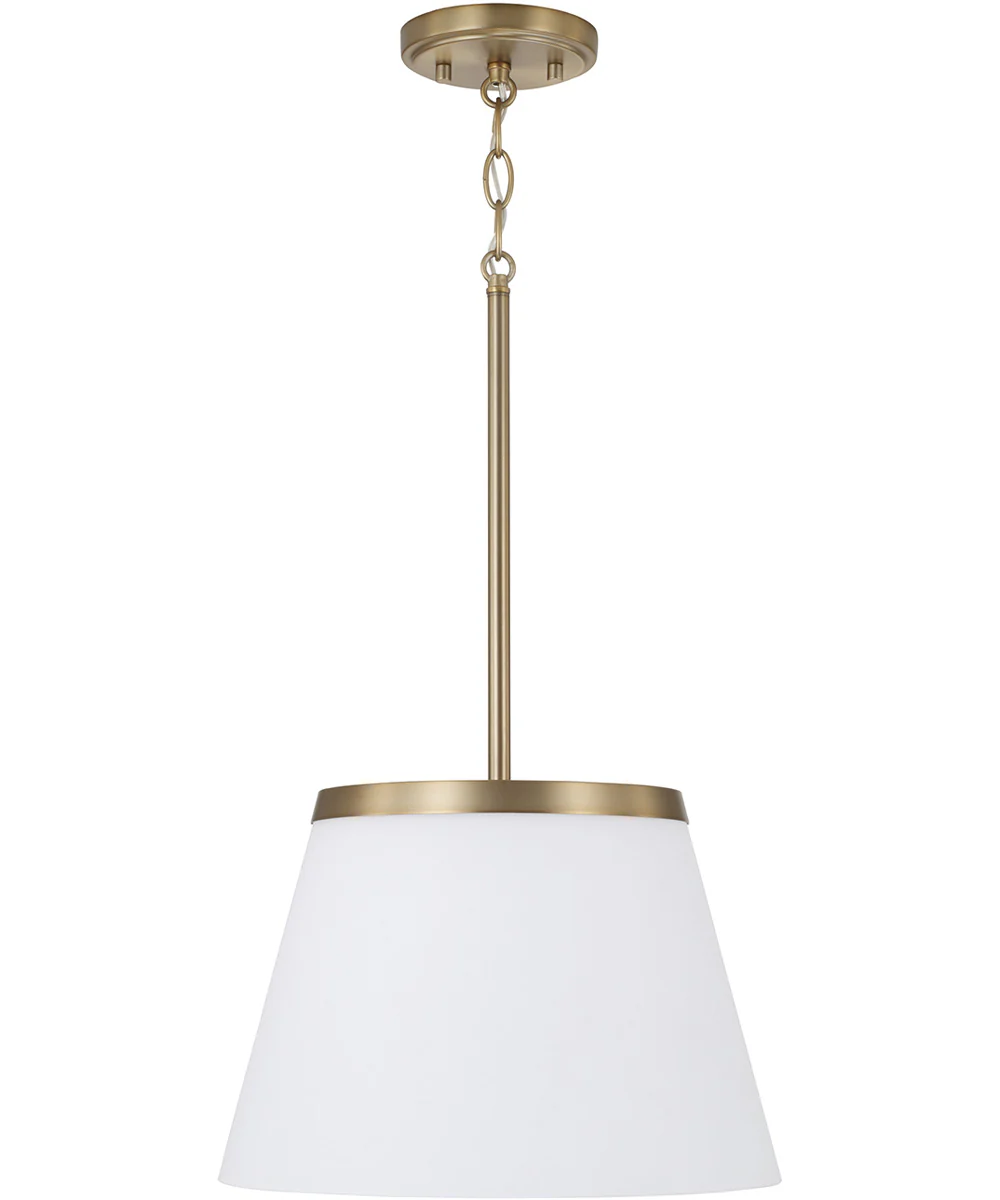 Drake 1-Light Pendant Aged Brass