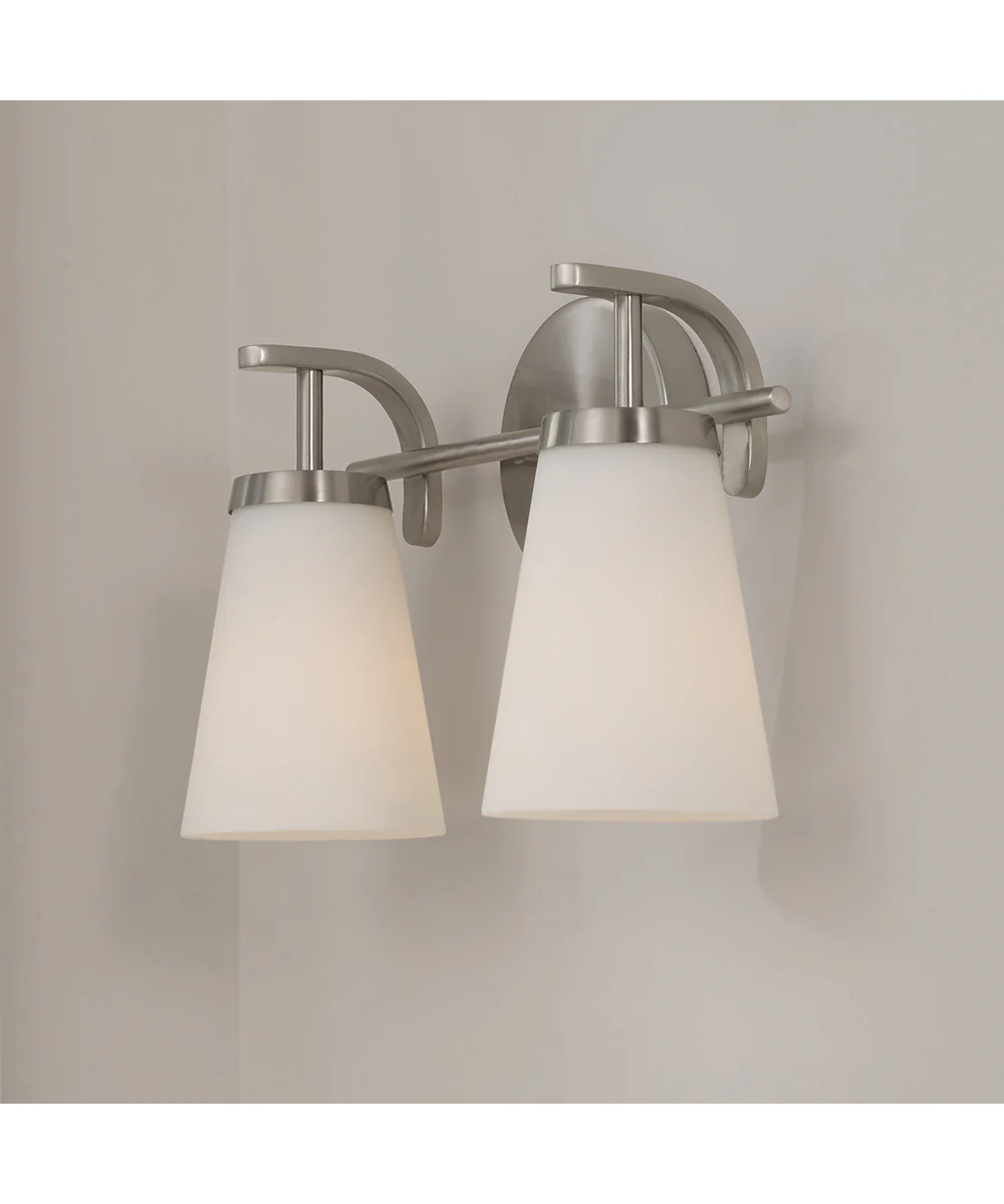 Drake 2-Light Vanity Brushed Nickel - Image 2