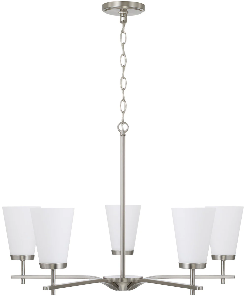 Drake 5-Light Chandelier Brushed Nickel