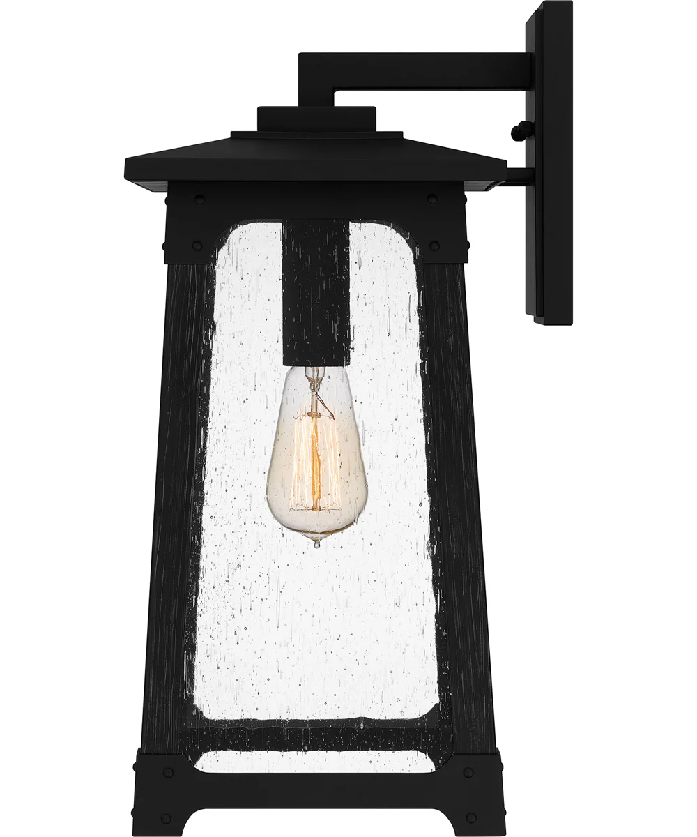Drescher Large 1-light Outdoor Wall Light Coastal Armour Aluminum Matte Black - Image 4