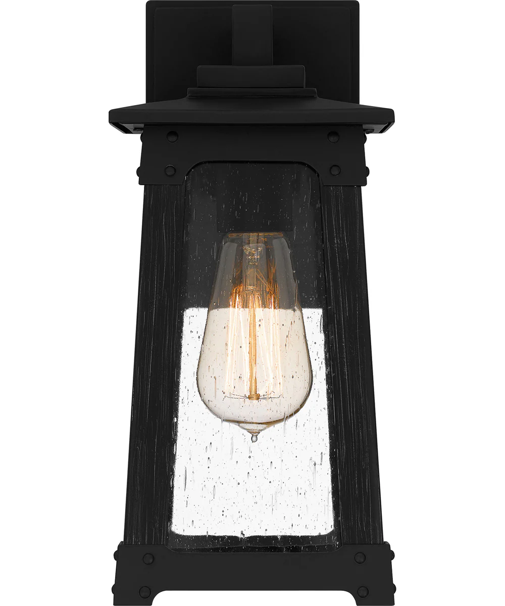 Drescher Small 1-light Outdoor Wall Light  Coastal Armour Aluminum Matte Black - Image 3