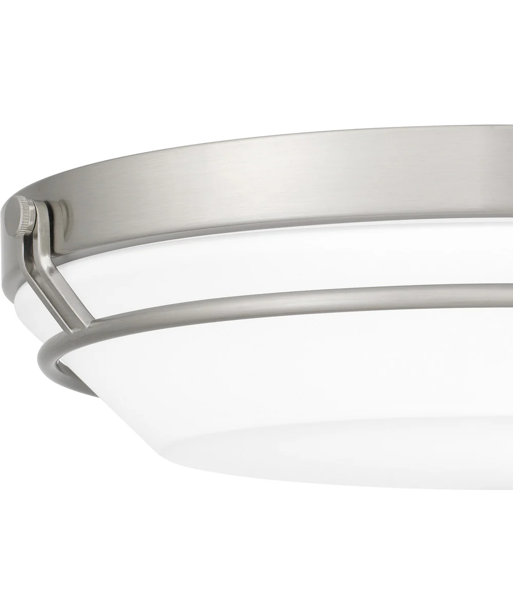 Dunbar Medium Flush Mount Brushed Nickel - Image 5