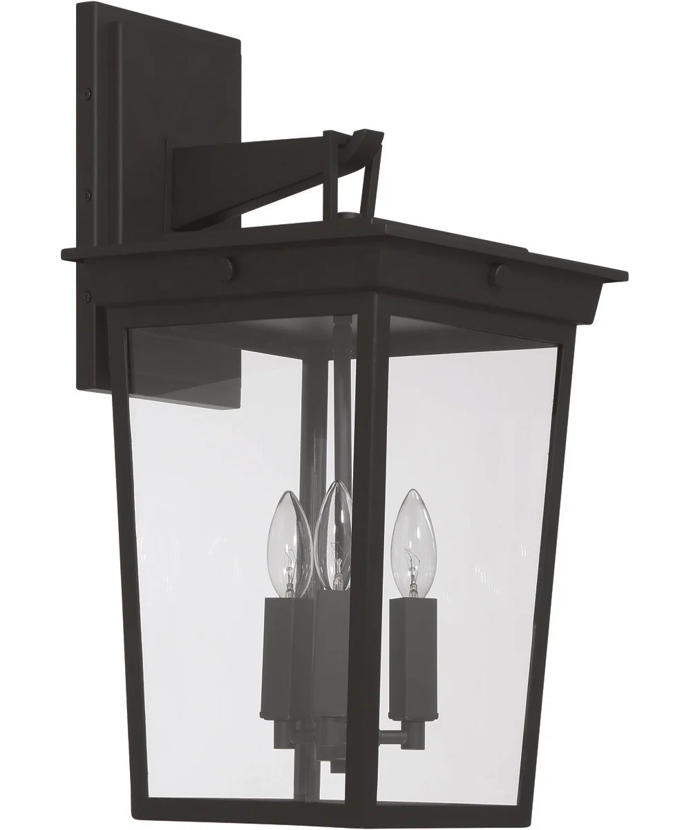 Duncan 3-Light Outdoor Lighting Textured Black - Image 5