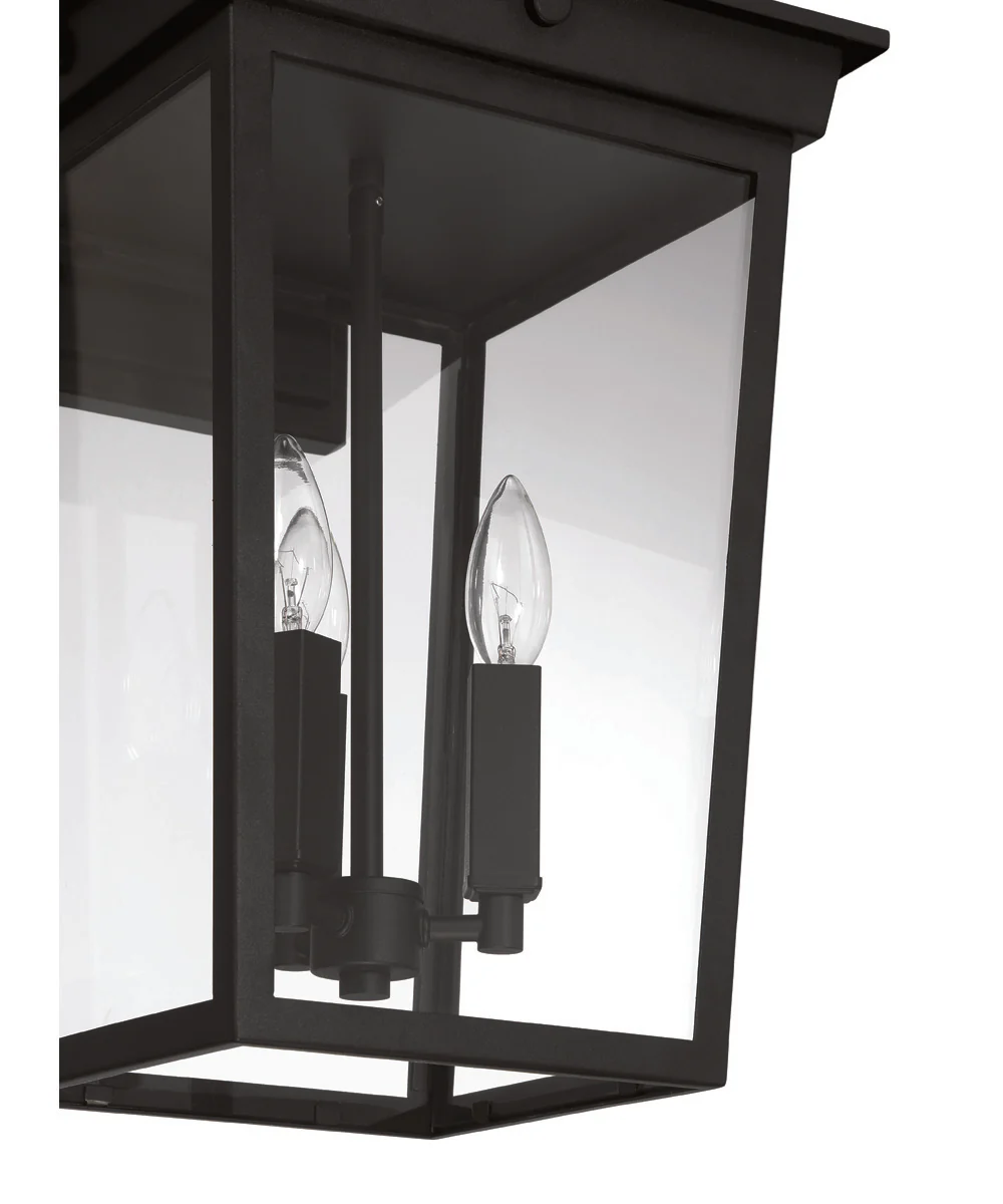 Duncan 3-Light Outdoor Lighting Textured Black - Image 7